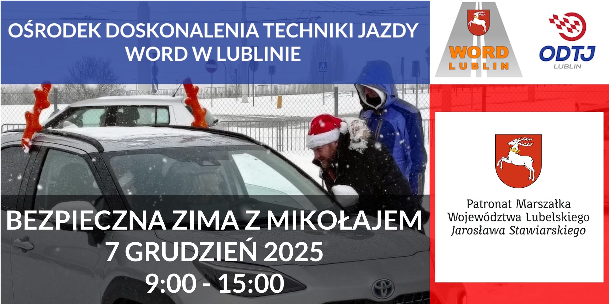 Bezpieczna zima z&nbsp;Mikołajem 2025 patronat